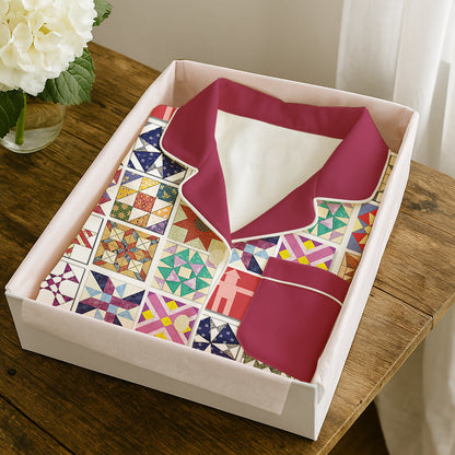 Shineful Top And Pant Set Quilting Block