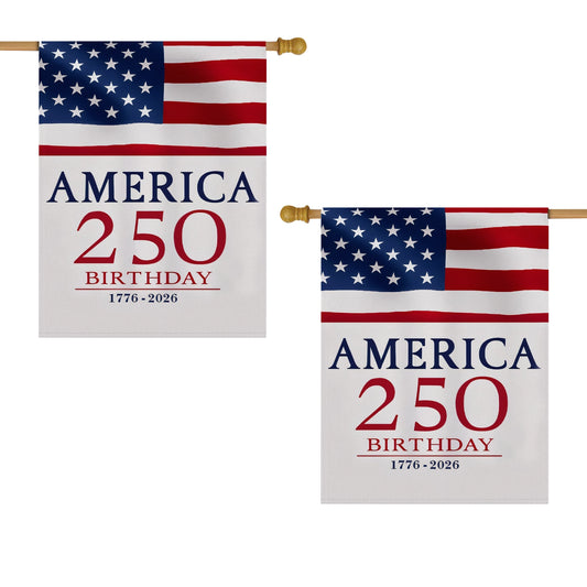 Shineful House Flag 30" x 40" - America 250th Anniversary