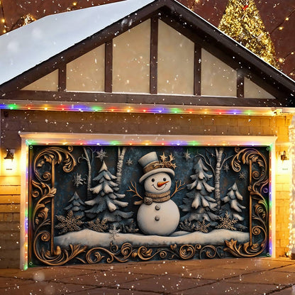 Shineful Garage Door Banner Decoration Winter Magic