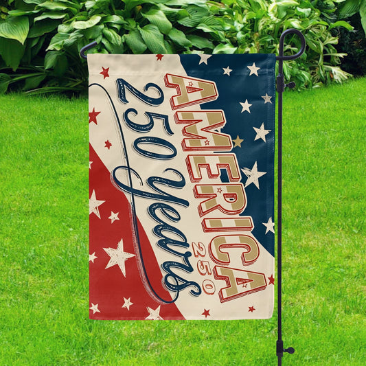 Shineful Gargen Flag 12" x 18" - A Nation Built to Last