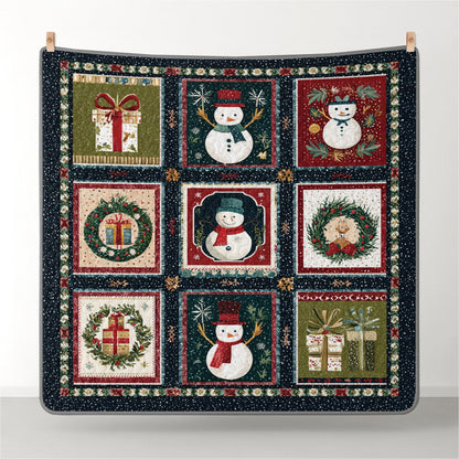Shineful Quilt 3-Piece Set The Snowman’s Gift