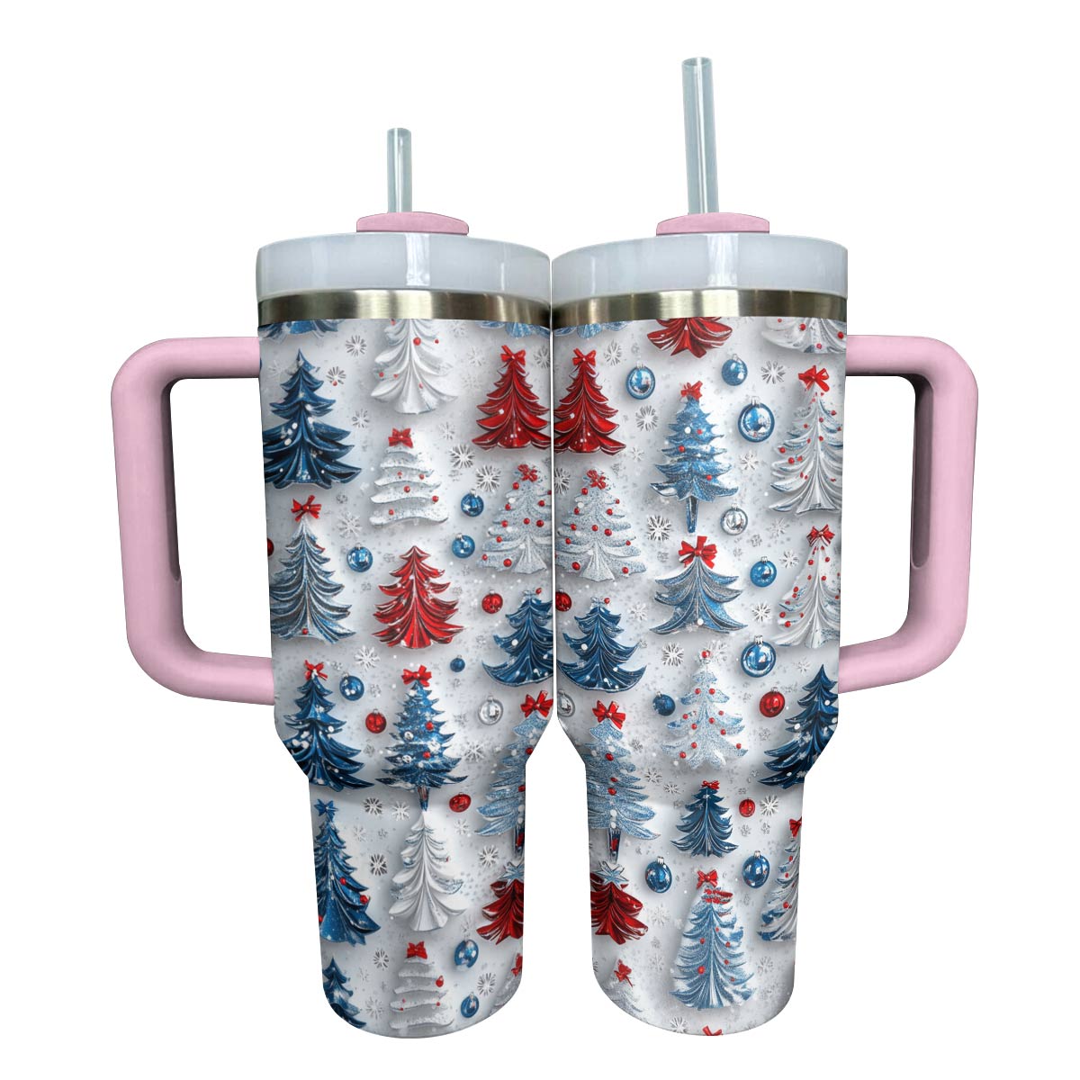 Shineful Glossy Tumbler Cute Christmas Trees