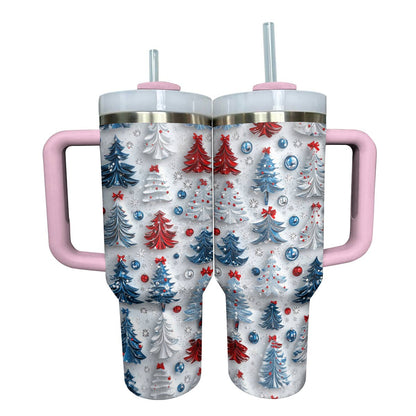 Shineful Glossy Tumbler Cute Christmas Trees