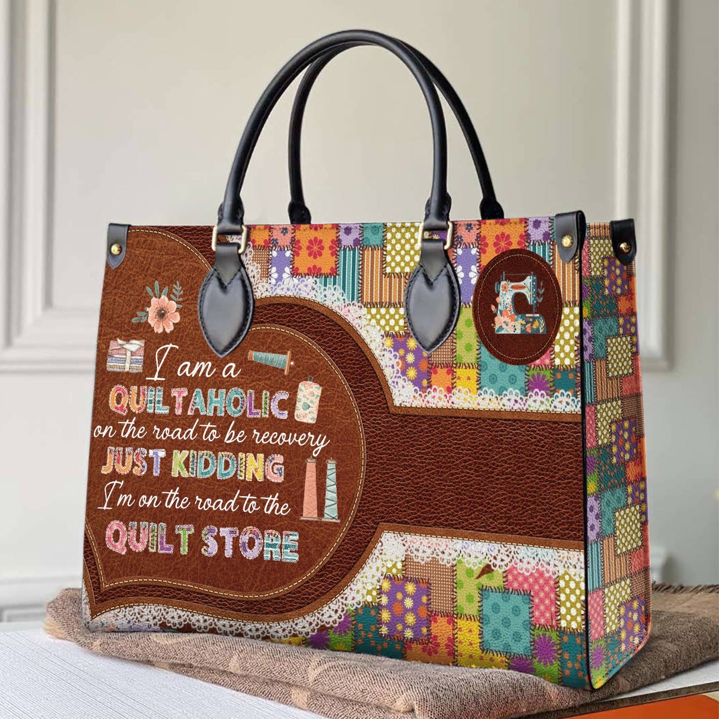 Shineful Leather Bag Quilting Bliss