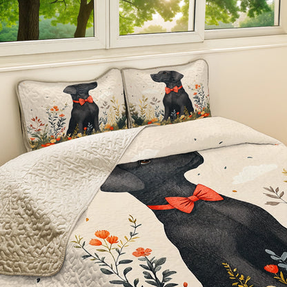 Shineful All Season Quilt 3-Piece Set - Labrador's Garden