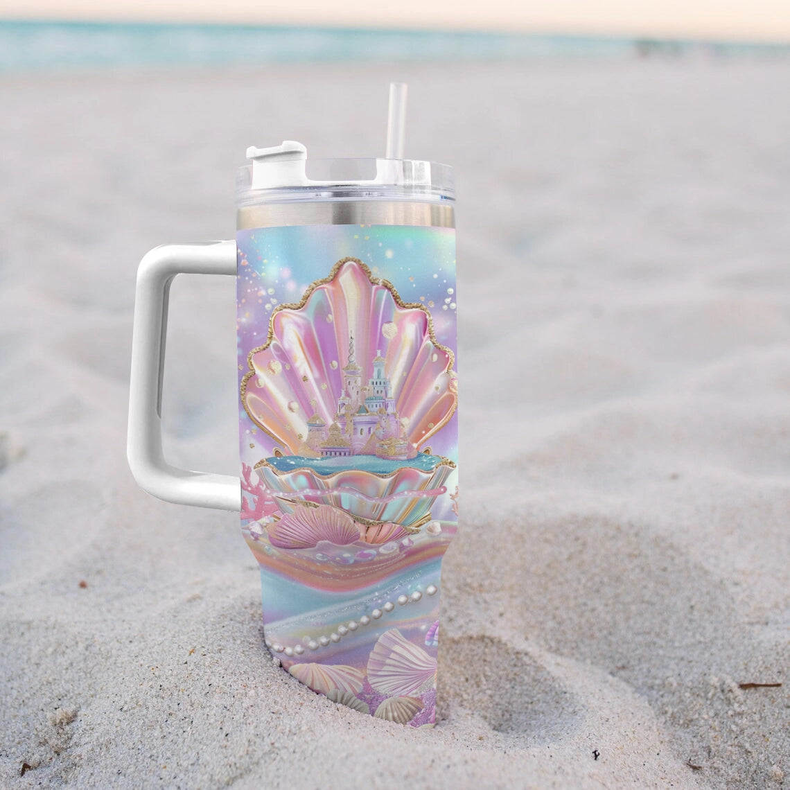 Shineful Tumbler Seashell Castle