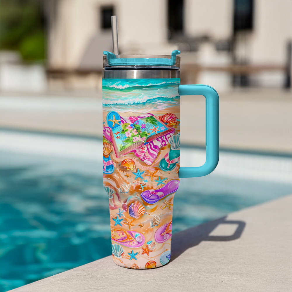 Shineful Tumbler Joyful Beachside Escape