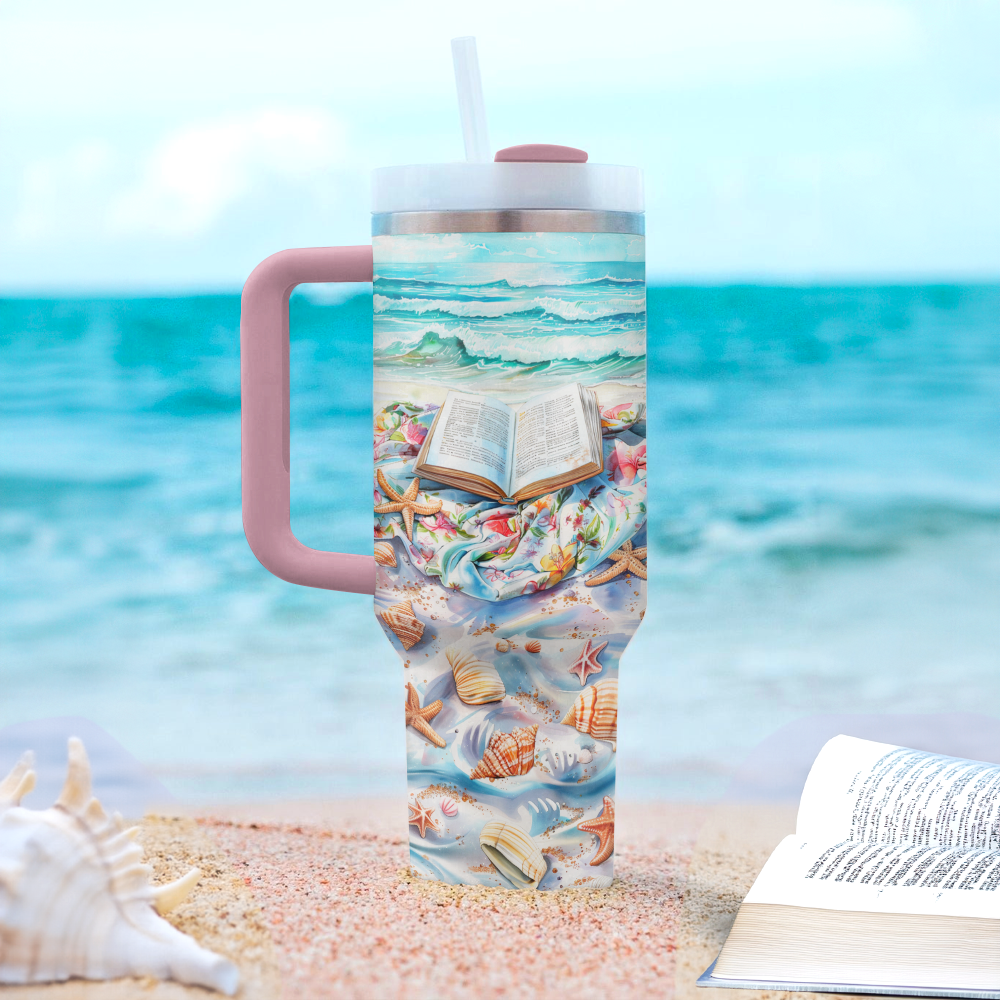 Shineful Tumbler Relaxing Floral Reads