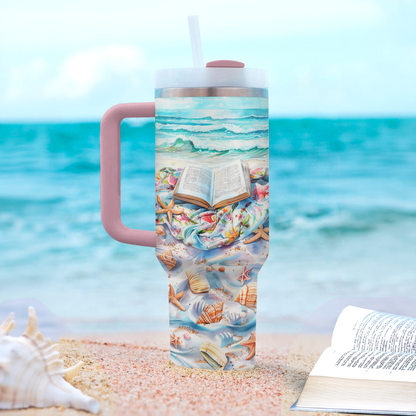 Shineful Tumbler Relaxing Floral Reads