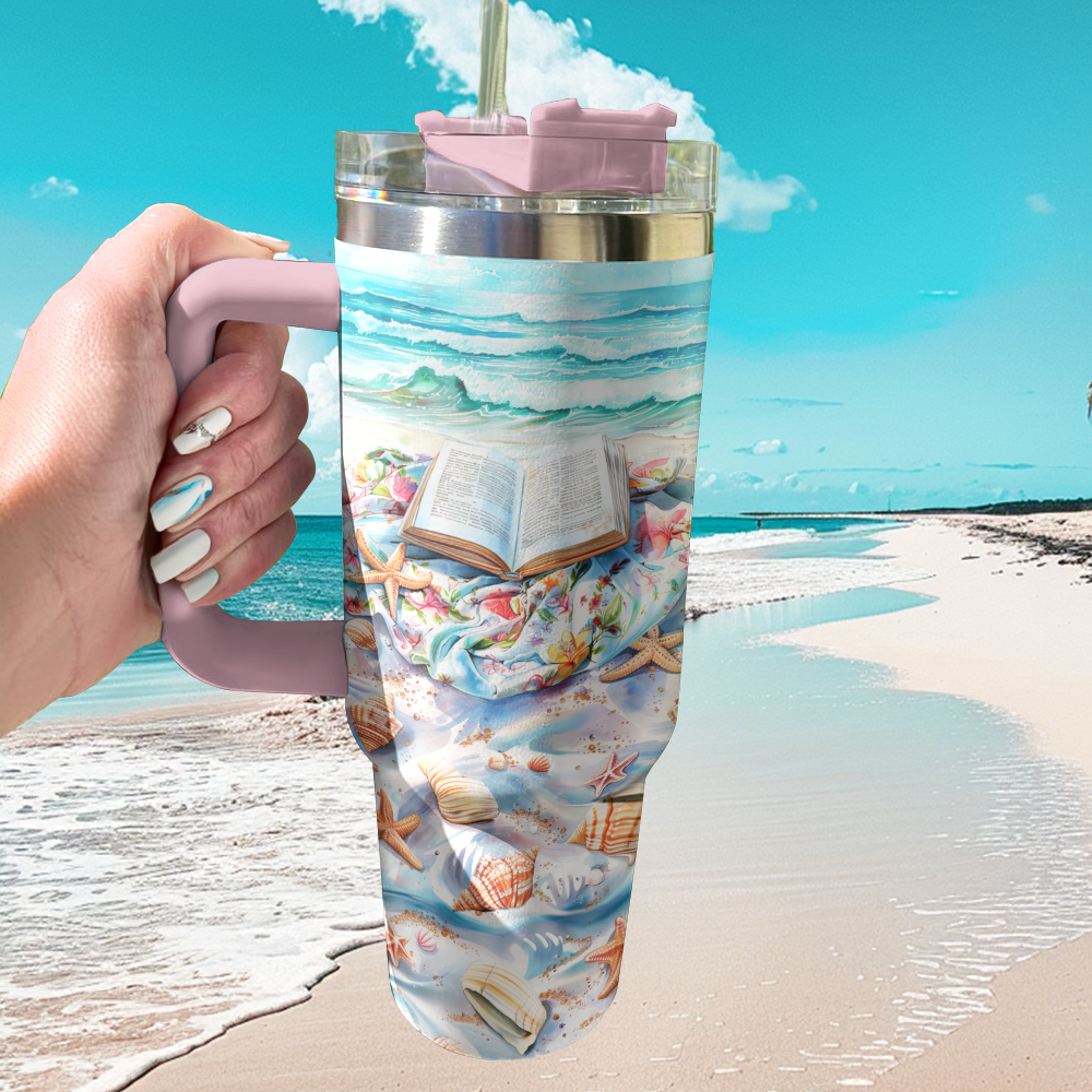 Shineful Tumbler Relaxing Floral Reads