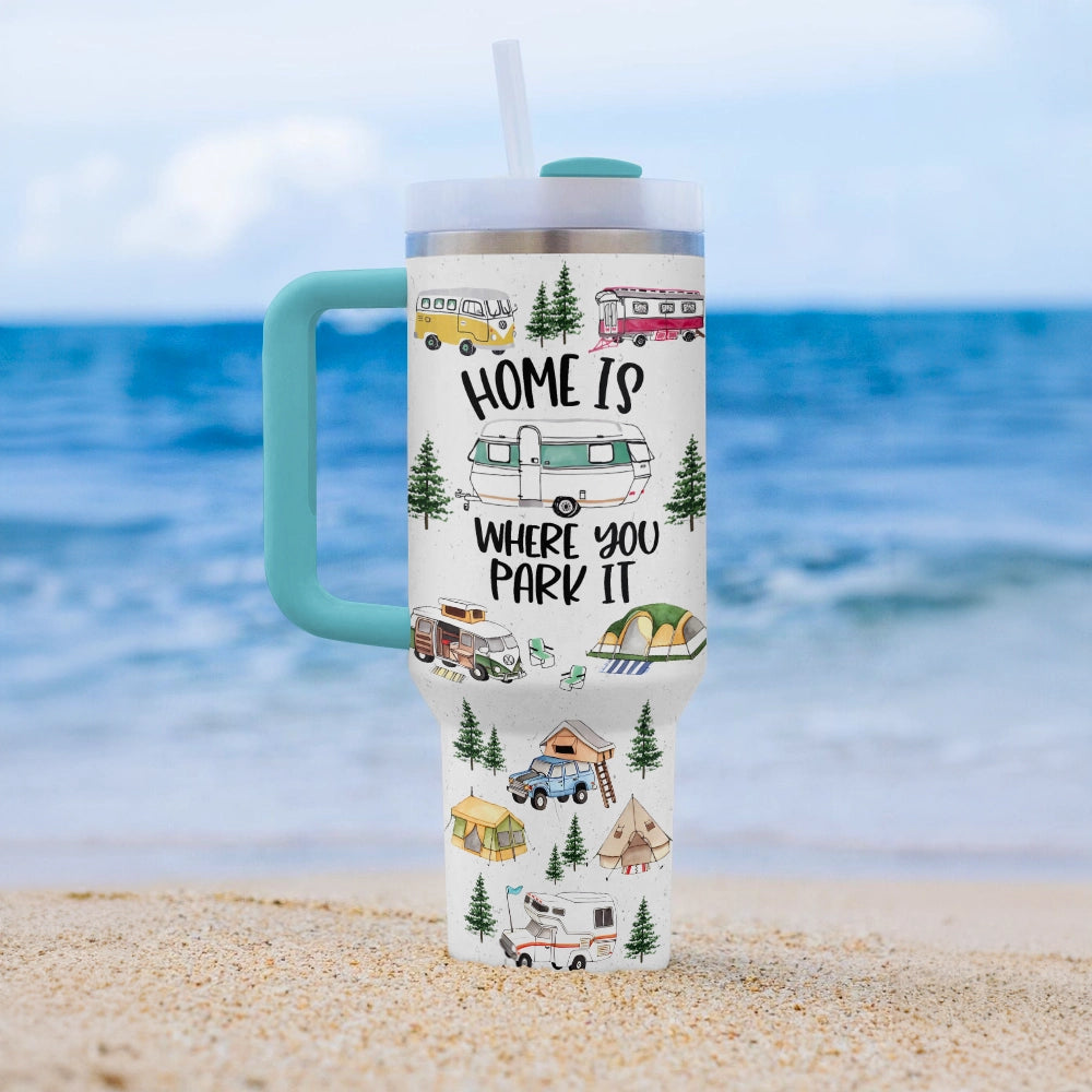 Shineful Tumbler Peaceful Camping Vibes