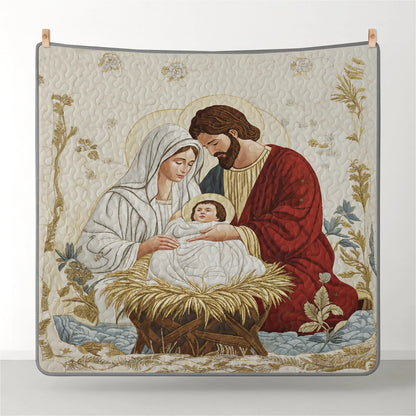 Shineful Quilt 3-Piece Set Nativity Blessing
