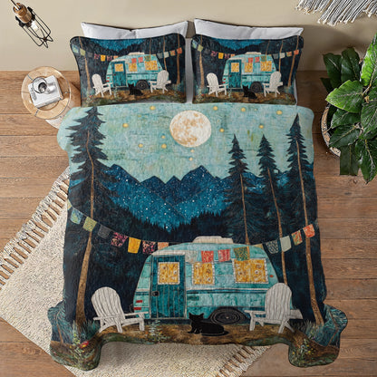 Shineful All Season Quilt 3-Piece Set - Starry Night Camper
