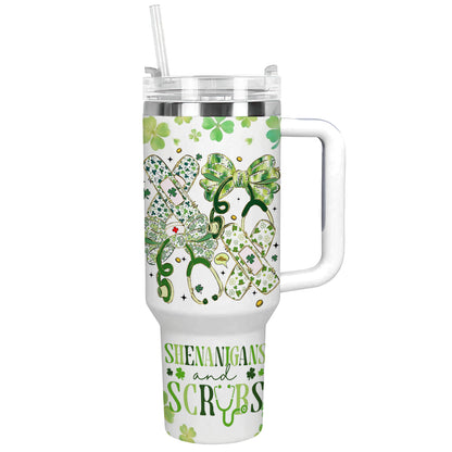 Shineful Tumbler Scrubs & Shamrocks