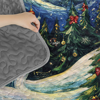 Shineful Quilt 3-Piece Set Starry Christmas Pup