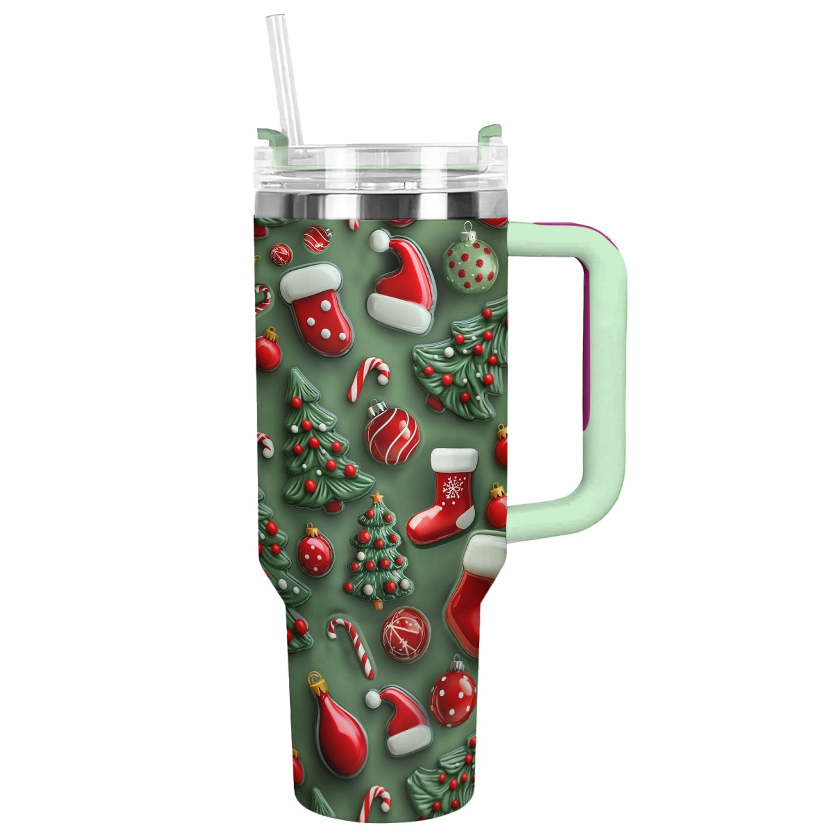 Shineful Glossy Tumbler Christmas Holiday Sips & Cheer
