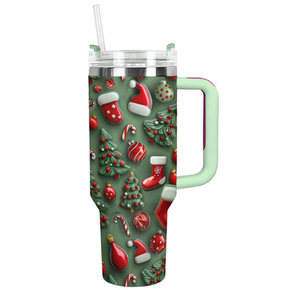 Shineful Glossy Tumbler Christmas Holiday Sips & Cheer