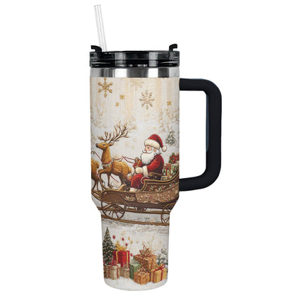 Shineful Tumbler Santa Sleigh