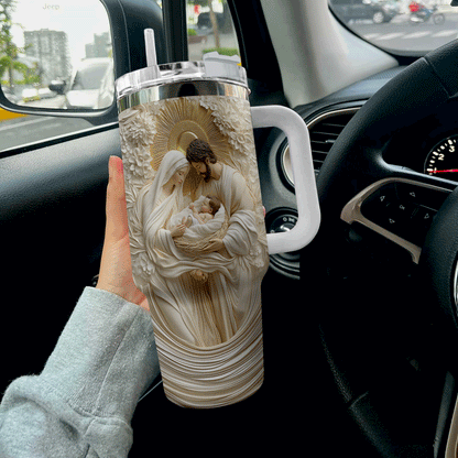 Shineful Glossy Tumbler Holy Family