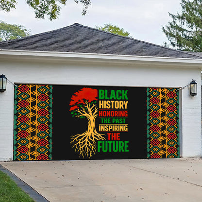 Shineful Garage Door Banner Decoration Legacy Tree