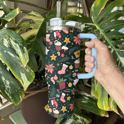 Shineful Tumbler Festive Christmas Pattern