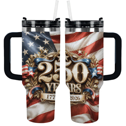 Shineful Tumbler Patriotic 250 Years Freedom