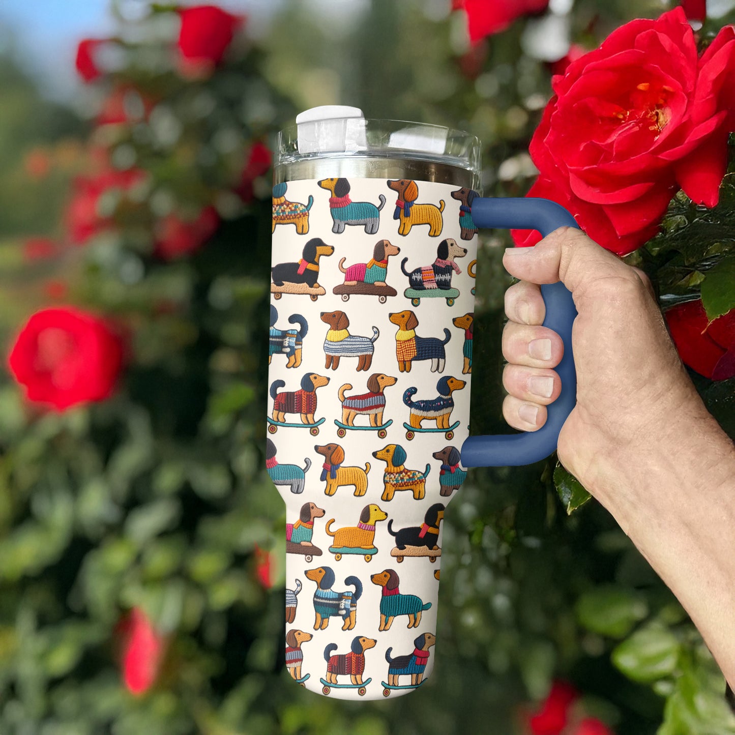 Shineful Tumbler Playful Skater Dachshund