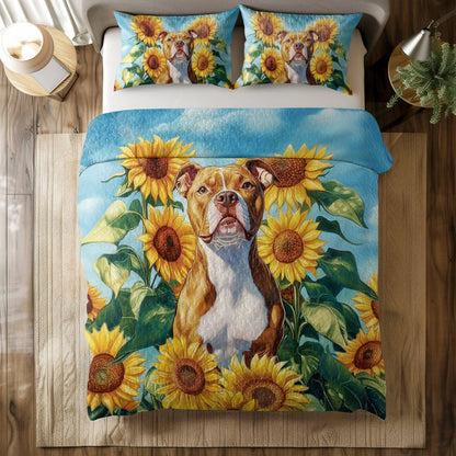 Shineful All Season Quilt 3-Piece Set Sunny Pup
