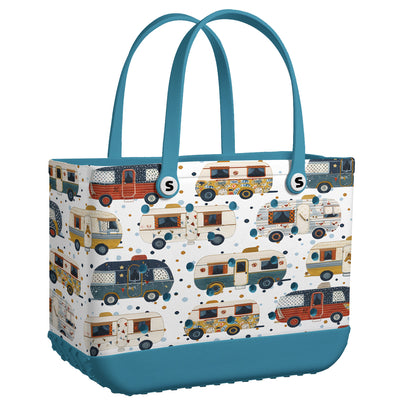 Shineful Beach Bag Vintage Camper