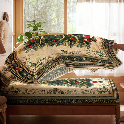 Shineful 4-Piece Bed Sheet Set - Classic Christmas Tree