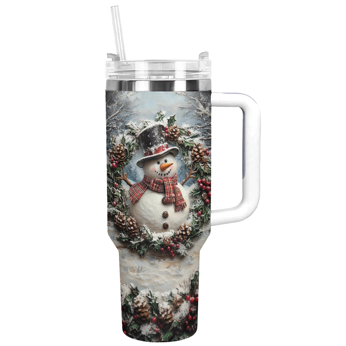 Shineful Tumbler Frosty Snowman Delight