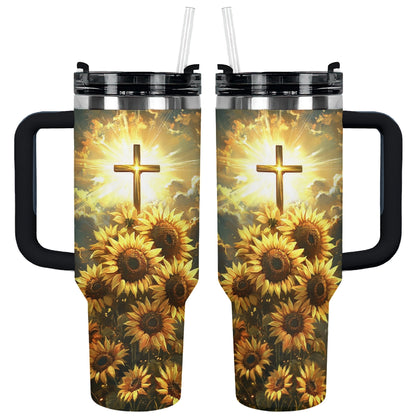 Shineful Tumbler Sunflower Faith Light