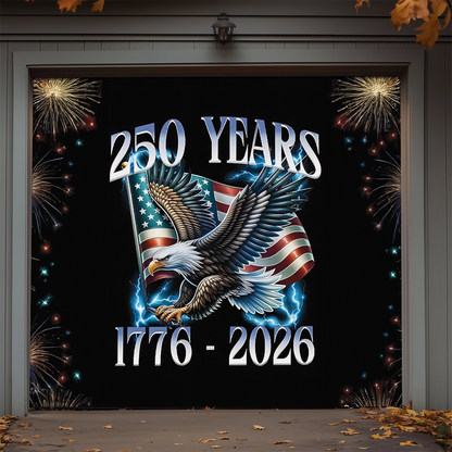 Shineful Garage Door Banner Decoration America Unleashed