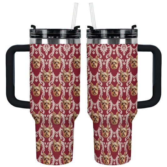 Shineful Tumbler  Royal Yorkie Charm