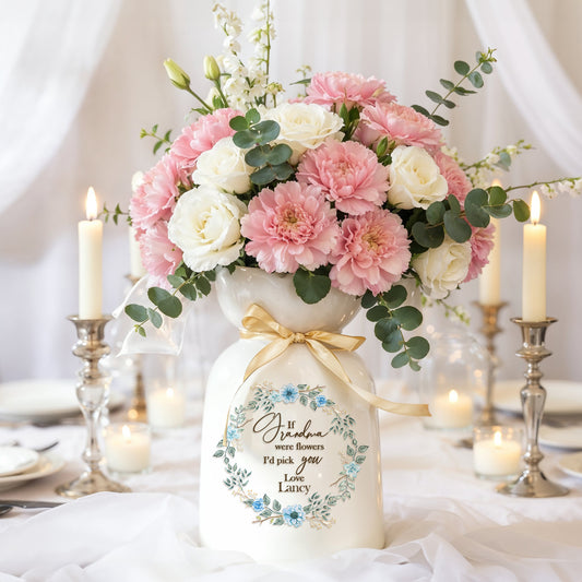 Shineful Flower Vase Personalized Forever Bloom