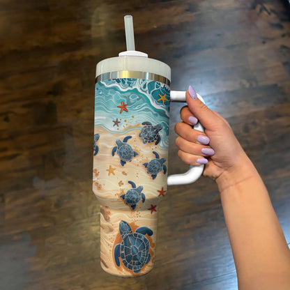 Shineful Tumbler Ocean Turtle