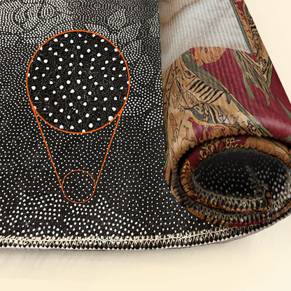 Shineful Ultra-Thin Non Skid Floor Mat, Kitchen Rugs Sleepy Cats