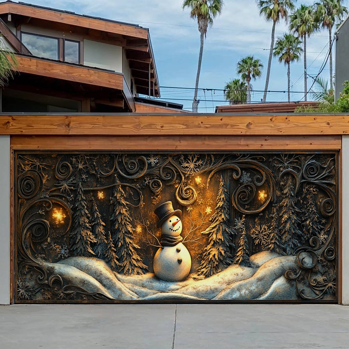 Shineful Garage Door Banner Decoration Holiday Cheer Starts