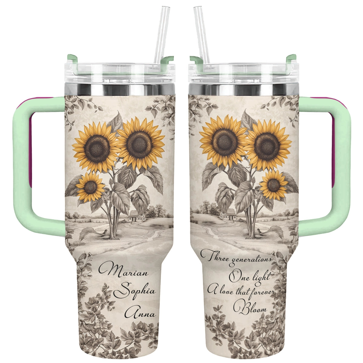 Shineful Tumbler Personalized Generations of Sunshine