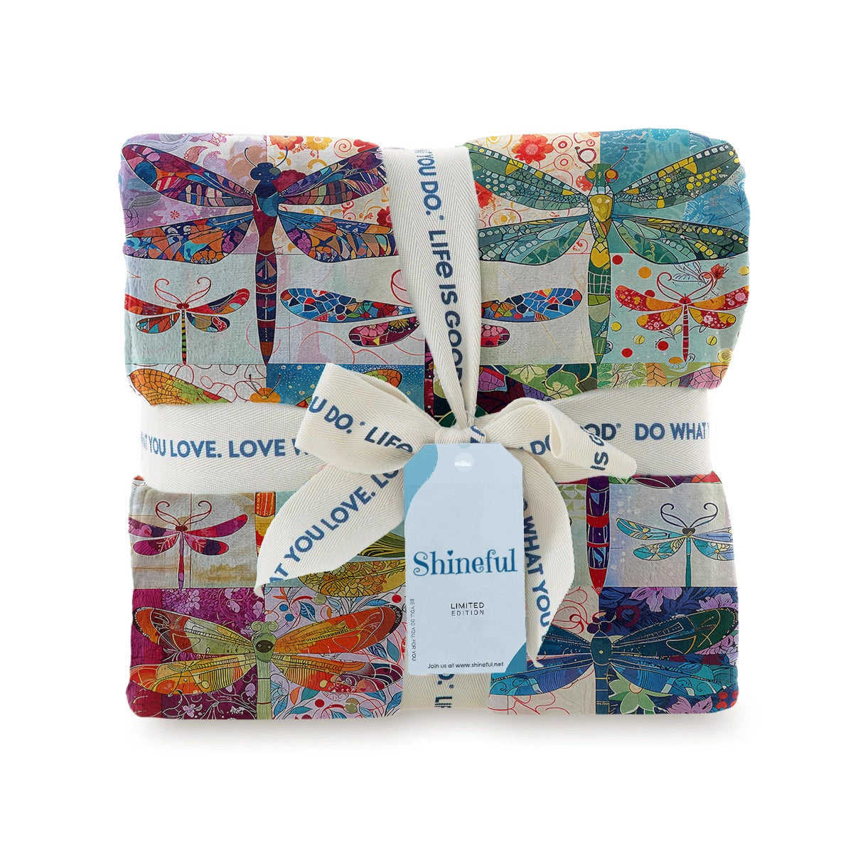 Shineful Fleece Blanket Dragonfly Harmony