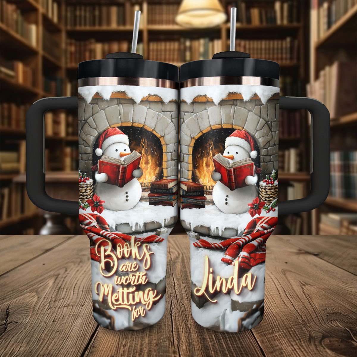 Shineful Personalized Tumbler Books Are Worth Melting