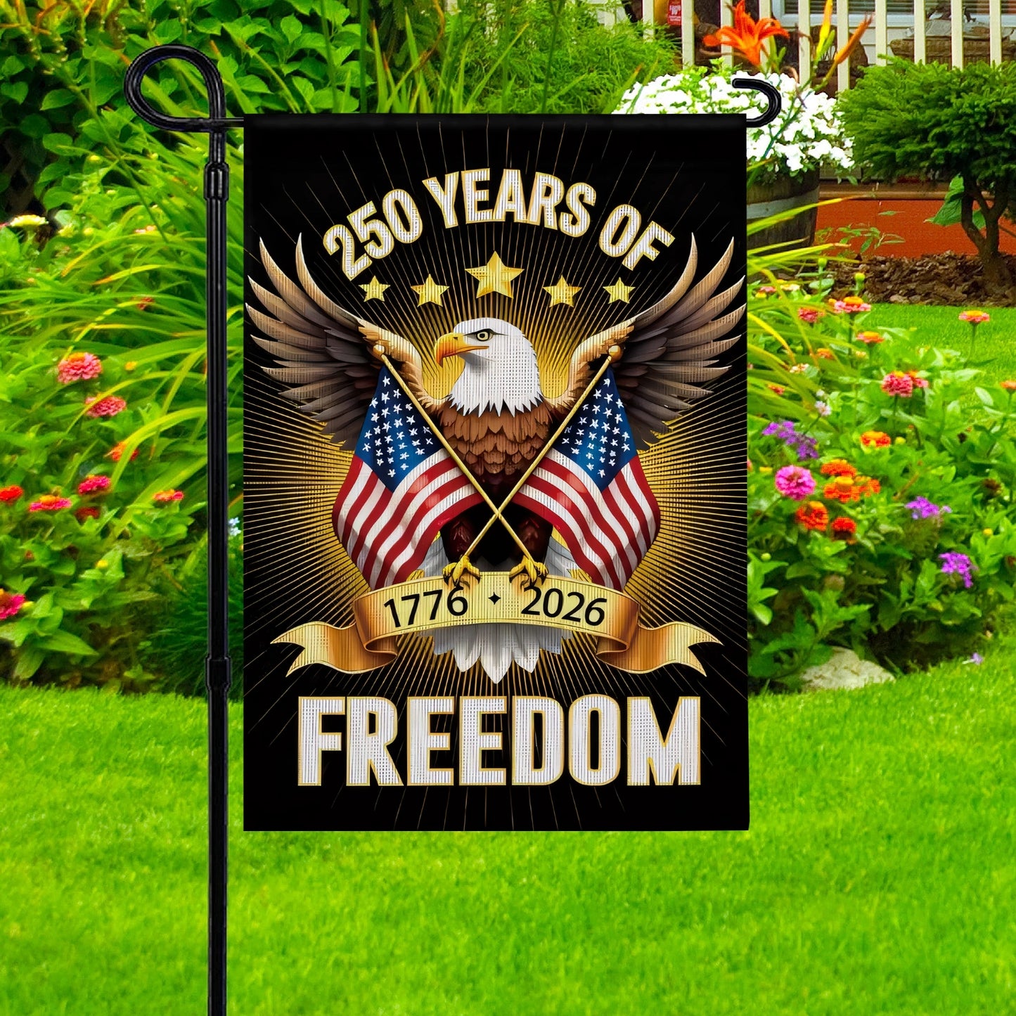 Shineful Gargen Flag 12" x 18" - Liberty Endures