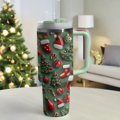 Shineful Glossy Tumbler Christmas Holiday Sips & Cheer