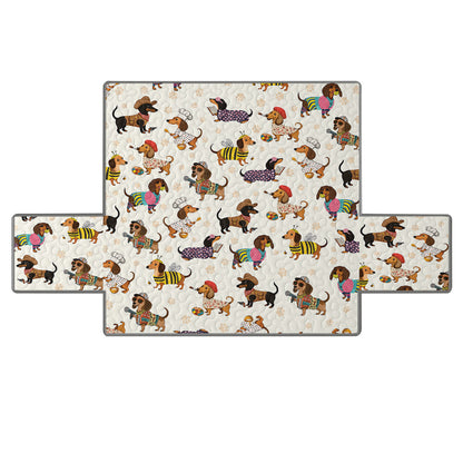 Shineful Sofa Cover Set Dachshund Troube