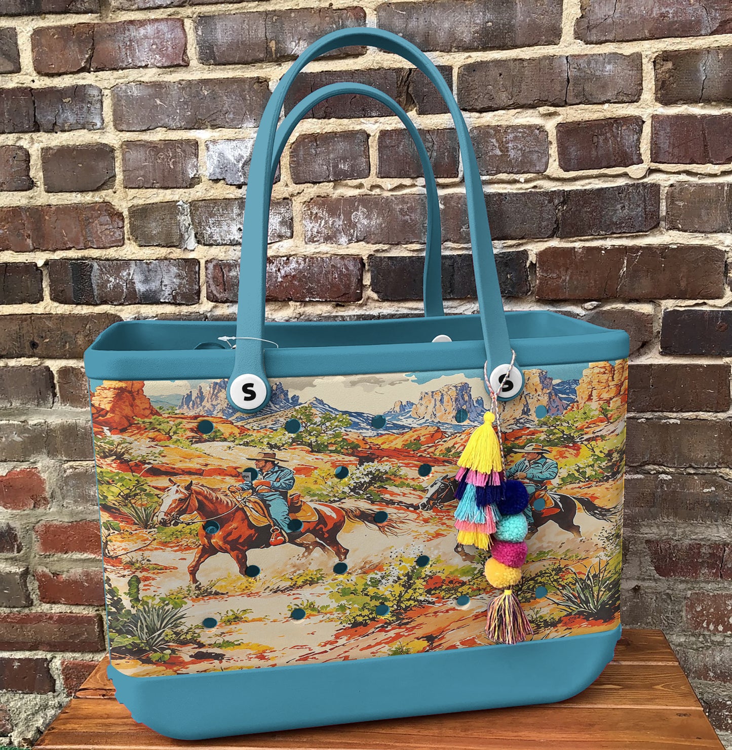 Shineful Beach Bag Canyon Trails Cowboy