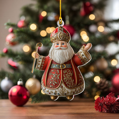 Shineful 2D Acrylic Ornament Jolly Saint Of Giving