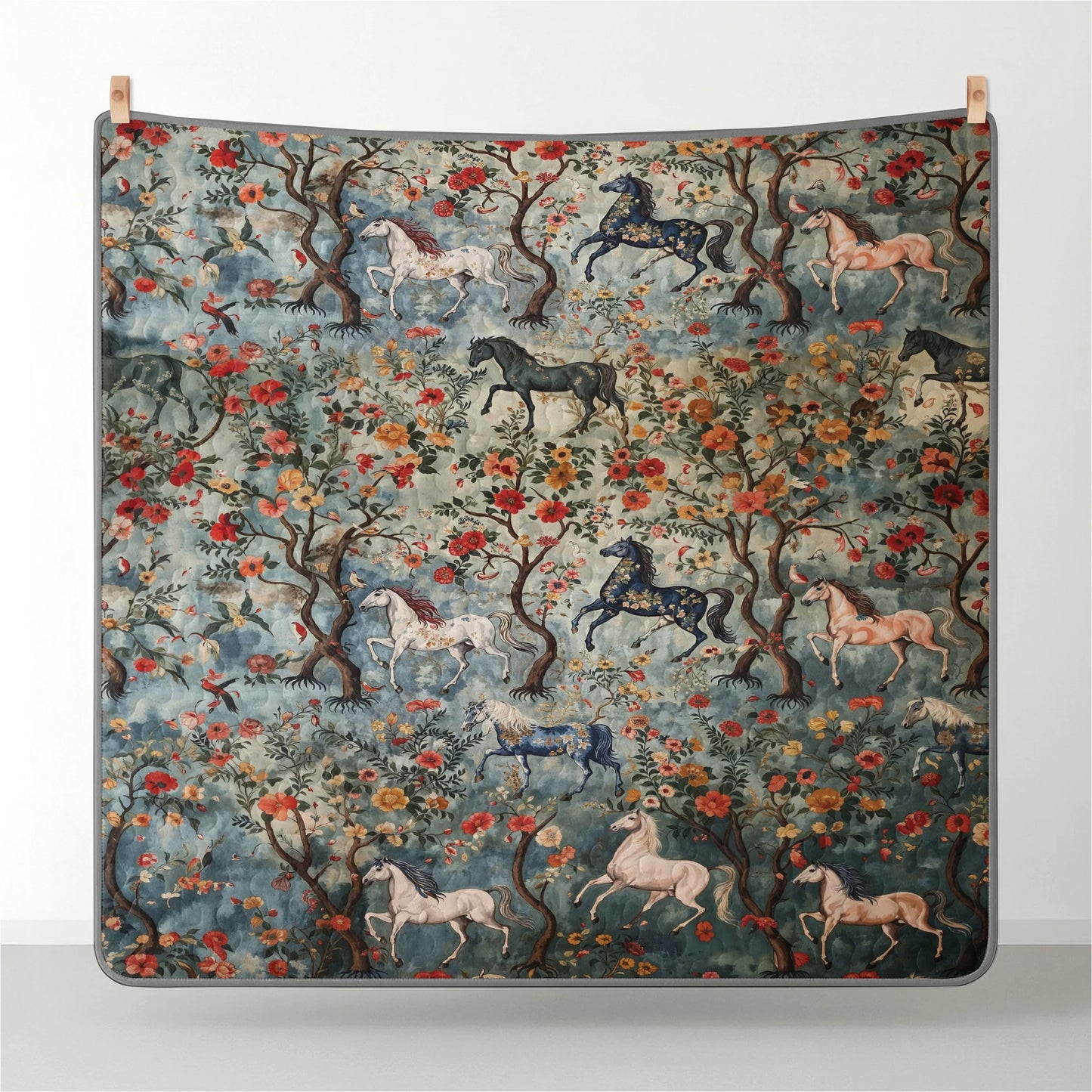 Shineful Quilt 3-Piece Set Mystical Steeds