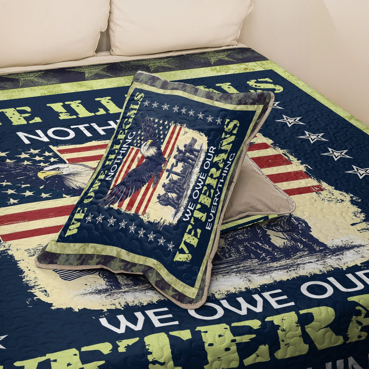 Shineful All Season Quilt 3-Piece Set - Veteran's Pride