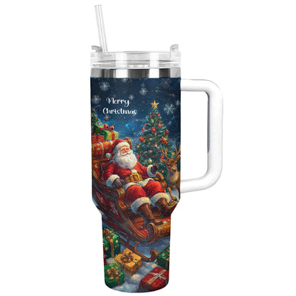 Shineful Tumbler Christmas Santa's Sleigh