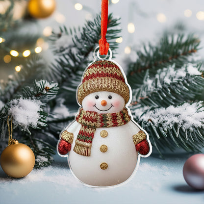Shineful 2D Acrylic Ornament Frosty Joy Snowman